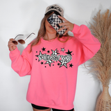 Military Wife Retro Star DTF Print