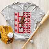 Millers Baseball Bolt DTF Print
