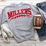 Millers Football Arched DTF Print