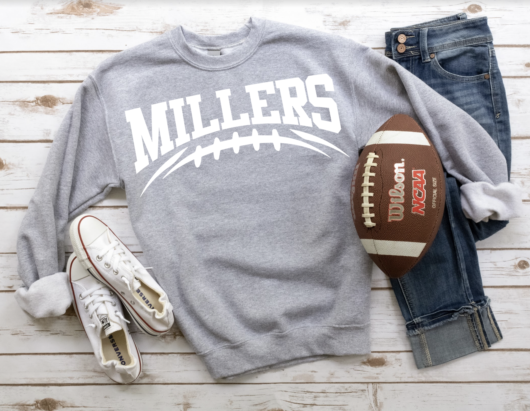 Millers Football Arched DTF Print