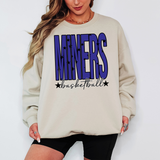 Miners Basketball Star Power Team Sports DTF Print