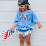 Patriotic Family Mama Dada Mini DTF Print