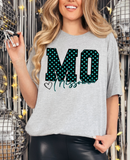 Faux Glitter Missouri Doodle DTF Print