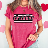 Momma Black and White Hearts DTF Print