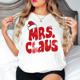 Mrs Claus Stacked Grunge DTF Print