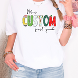 Custom Teacher  DTF Print