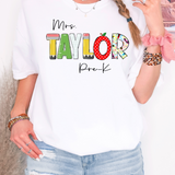 Custom Teacher  DTF Print
