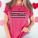 Music Therapist Black and White Hearts DTF Print