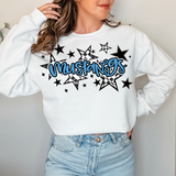 Mustangs Retro Star DTF Print