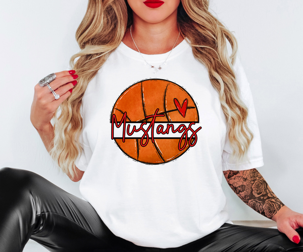 Mustangs Ballers Basketball DTF Print