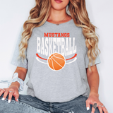 Mustangs Basketball DTF Print