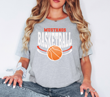 Mustangs Basketball DTF Print