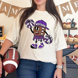 Mustangs Football Girl DTF Print