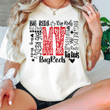 MV Reds Typography DTF Print