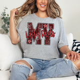 MV Lady Reds Varsity Stripe DTF Print