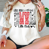 MV Reds Typography DTF Print