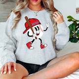 Cute Natives Baseball Guy DTF Print