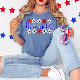 Nebraska Daisy Row DTF Print