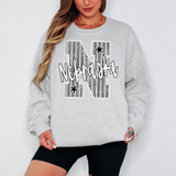 Nebraska Stripes Varsity Team DTF Print