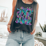 Neon Lake Junkie DTF Print