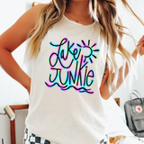 Neon Lake Junkie DTF Print