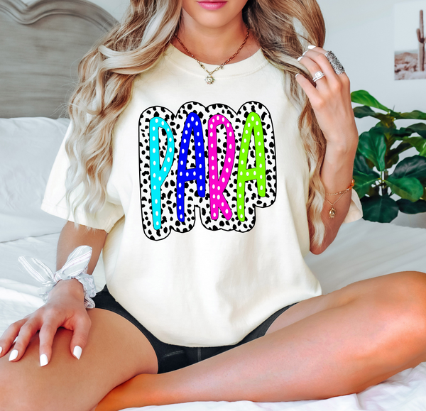 Neon Para Dot DTF Print