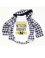 Distressed Nettleton Raiders DTF Print