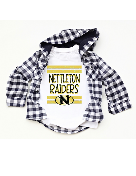 Distressed Nettleton Raiders DTF Print