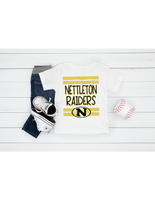 Distressed Nettleton Raiders DTF Print