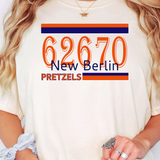 New Berlin Pretzels Zip Code DTF Print