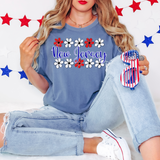 New Jersey Daisy Row DTF Print