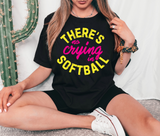 No Crying in Softball DTF Print