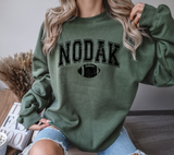 Distressed Nodak Football Arch DTF Print