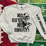 No Guts No Glory Go Indians DTF Print
