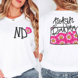 North Dakota Whimsy State Flower DTF
