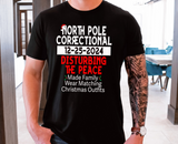 North Pole Correctional Christmas DTF Prints