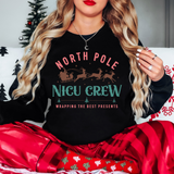 North Pole Nicu Crew DTF Print