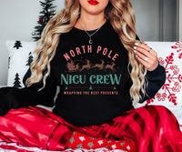 North Pole Nicu Crew DTF Print