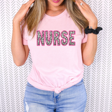 Nurse Pink Stitch DTF Print