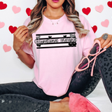 Occupational Therapist Black and White Hearts DTF Print