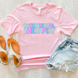 Occupational Therapist Pastel Bookworm DTF Print