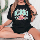 Checker Oklahoma Star Grunge DTF Print