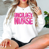 Oncology Nurse Pretty in Pink DTF Print