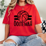 Ooltewah Basketball with Heart DTF Print