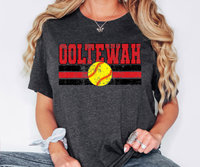 Grunge Ooltewah Softball DTF Print