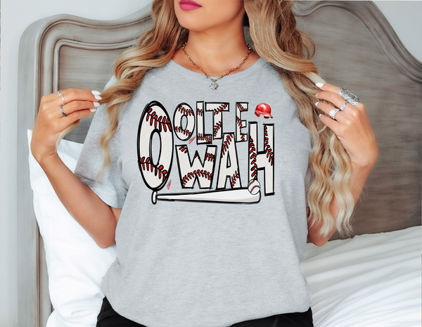 Ooltewah Baseball Doodle DTF Print