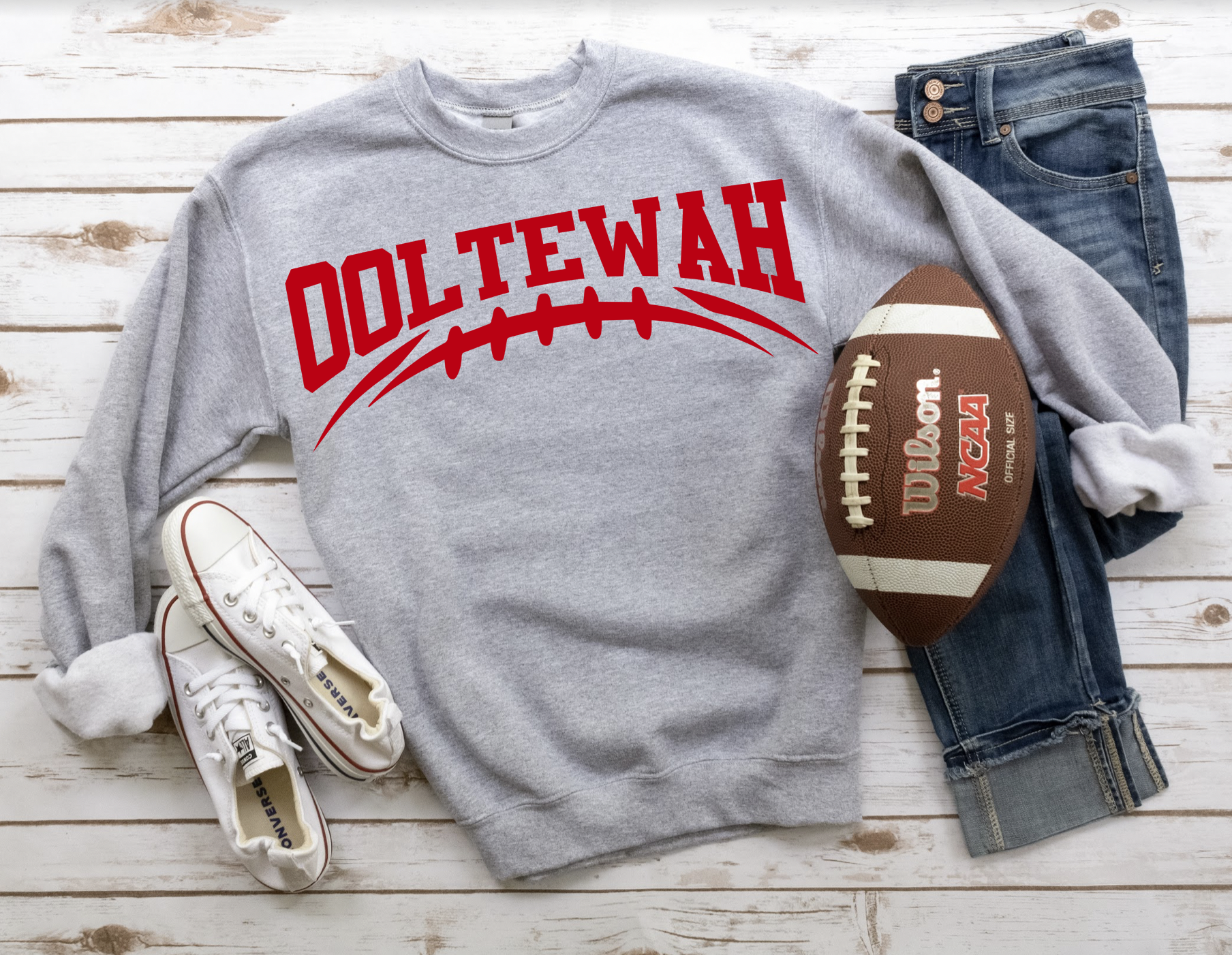 Ooltewah Football Arched DTF Print