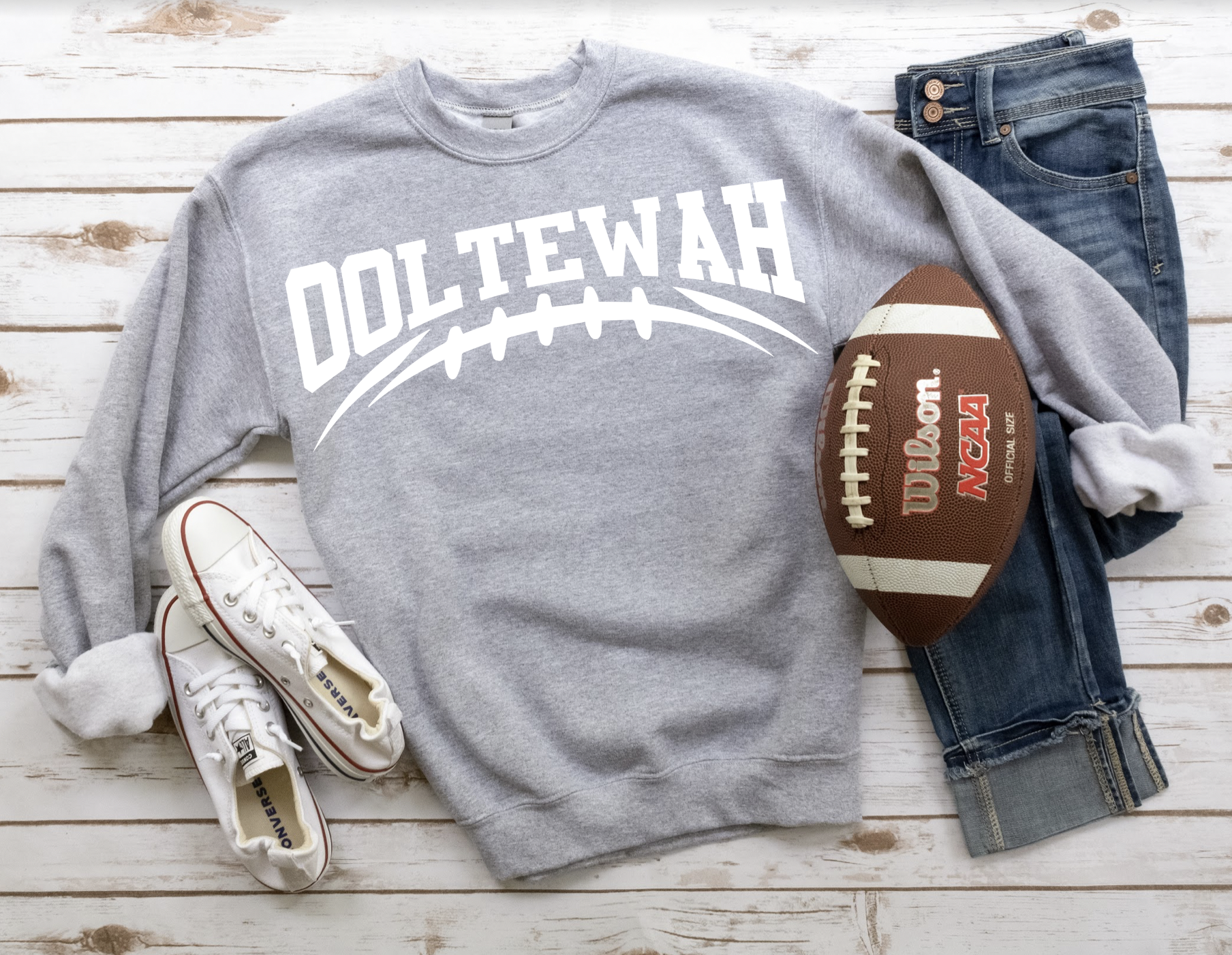 Ooltewah Football Arched DTF Print