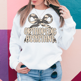 Orthopedic Assistant Grey Camo Bow DTF Print