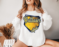 Outlaws Softball DTF Print